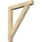 Ekena Millwork Traditional Block Rough Sawn Bracket, Douglas Fir, 4"W x 34"D x 40"H BKT04X34X40TRA05RDF - alternate 1
